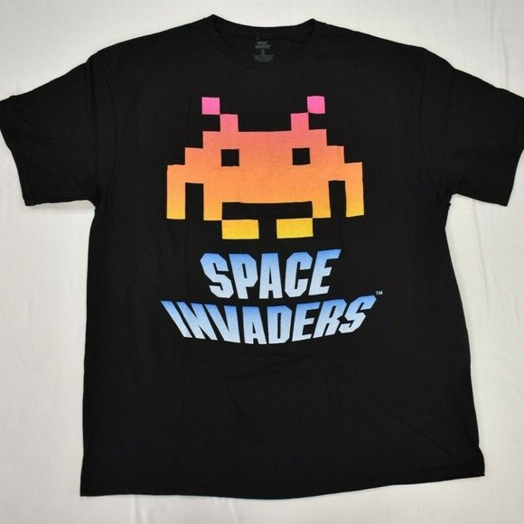 Gamer's/Gaming Space Alien Invader Tshirt, Arcade Game Shirt